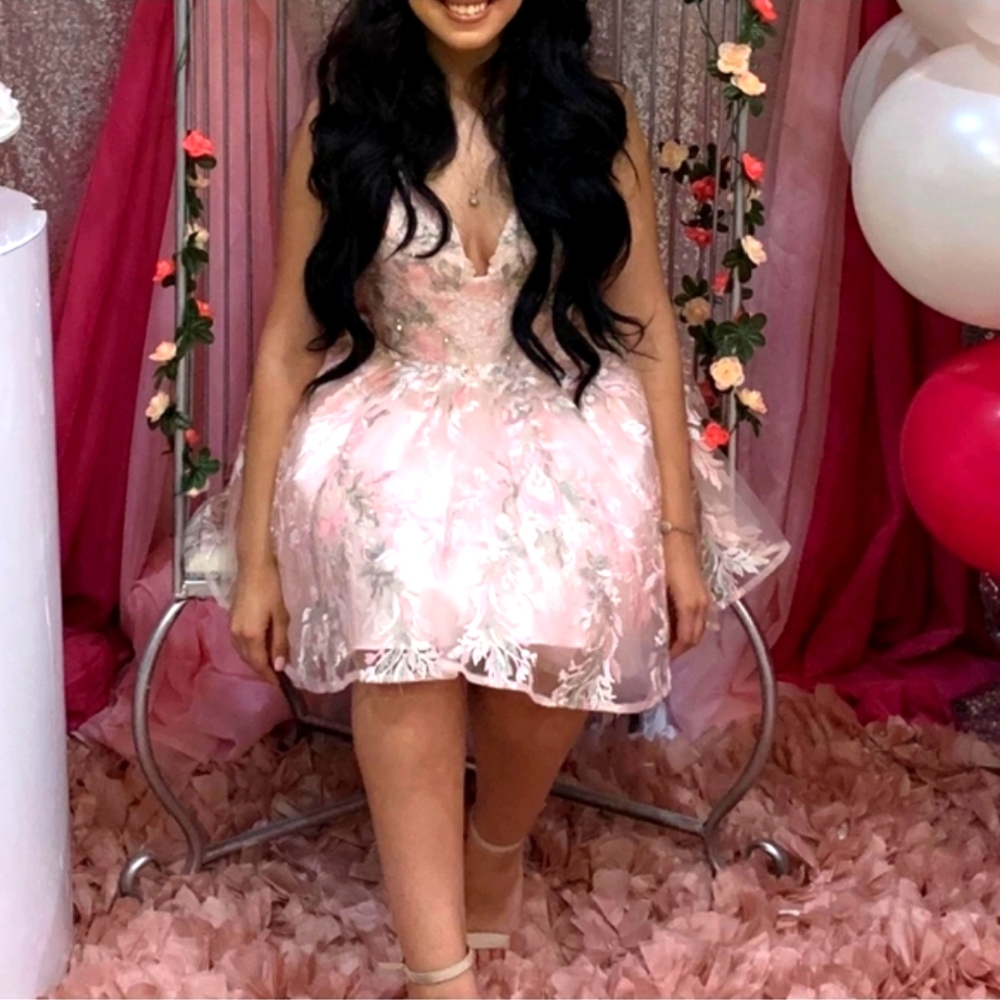Sherri Hill Pink Dress